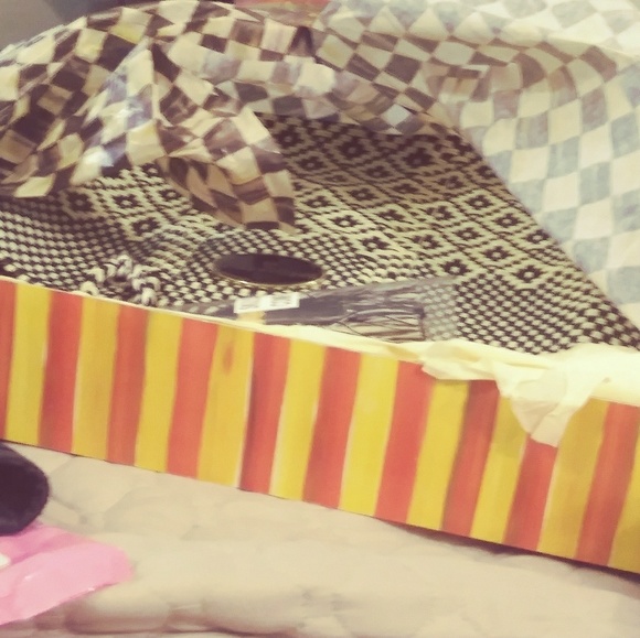 McKenzie Childs large tote bag - Picture 2 of 3